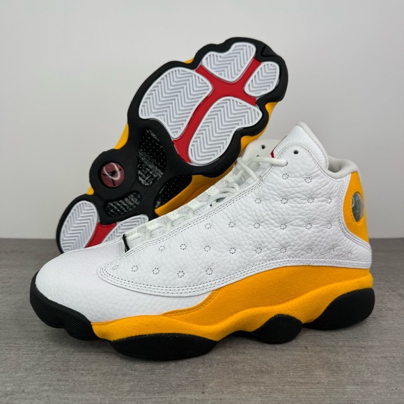 Air Jordan 13 “Del Sol” Retro Sneakers - Men’s Size 8 - 414571-167 White/Yellow
